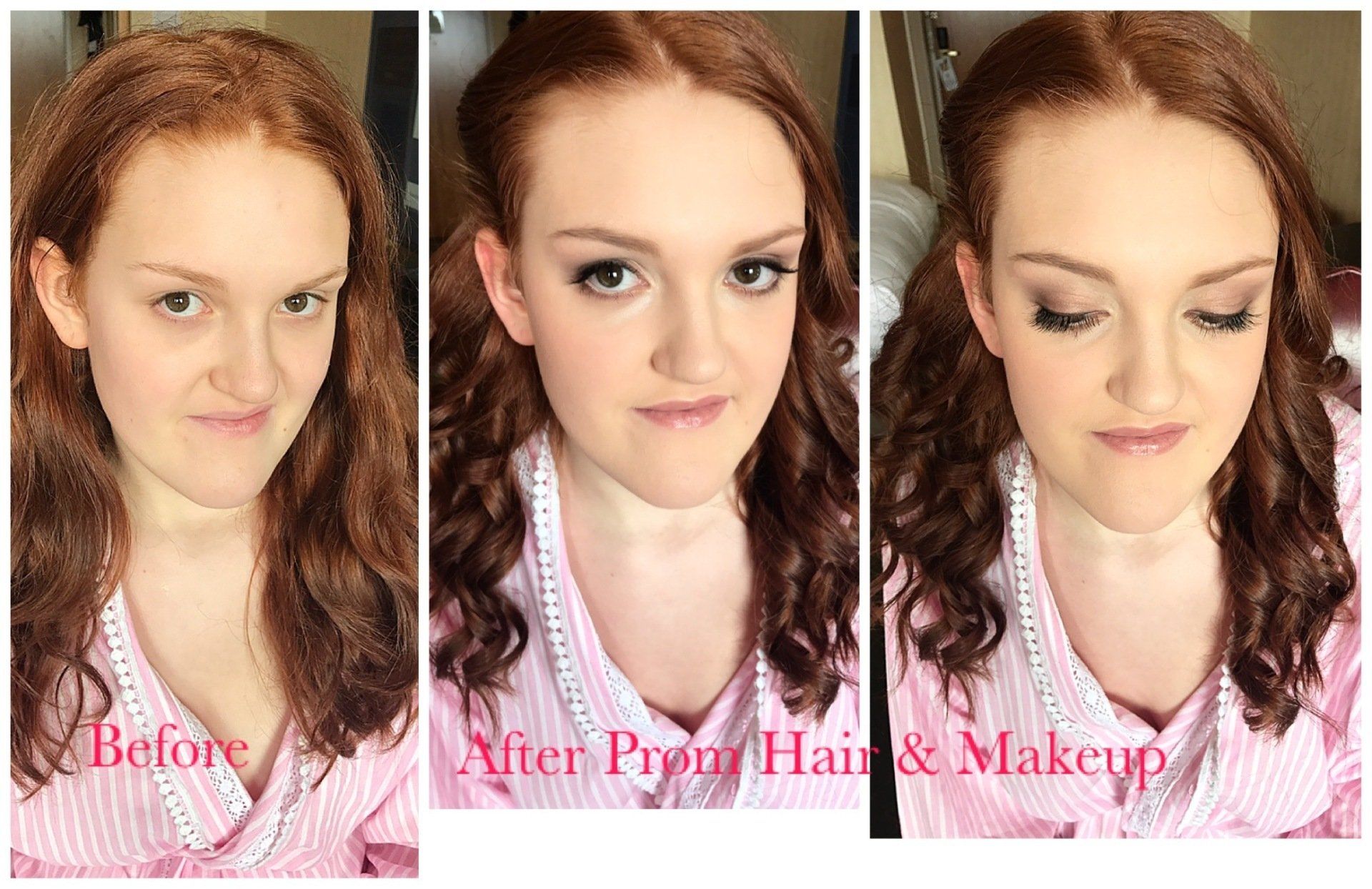 bridal makeup transformation before and after by Jax-Glam Beauty Bristol