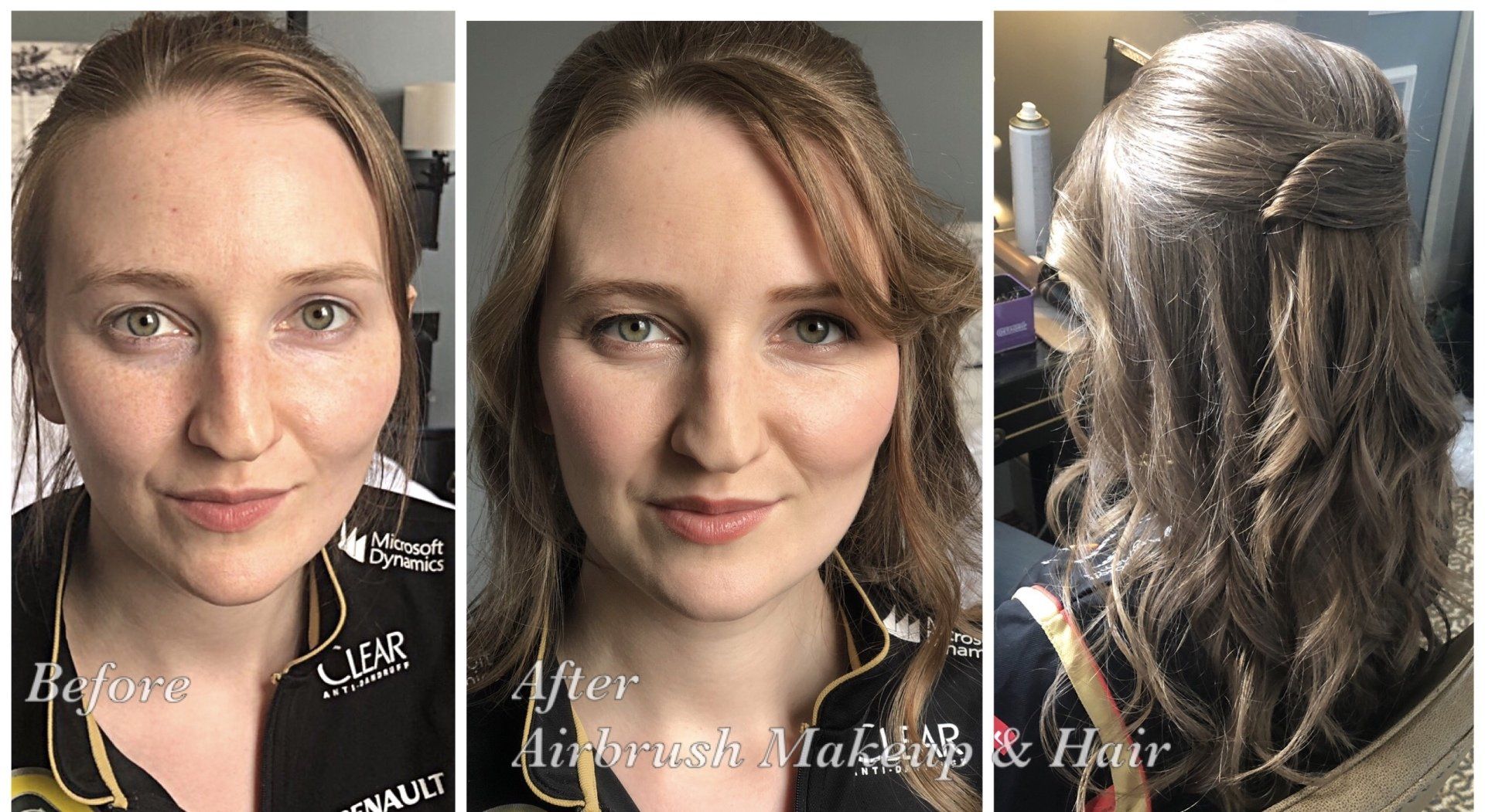bridal makeup and wedding hairstyle transformation by Jax-Glam Beauty Bristol