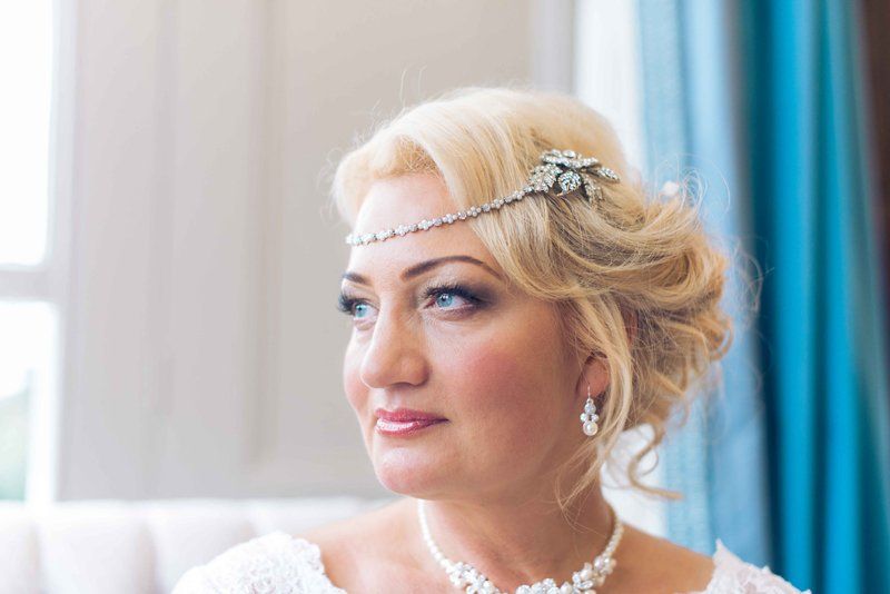 bridal airbrush makeup portrait by Jax-Glam Beauty wedding makeup artist Bristol
