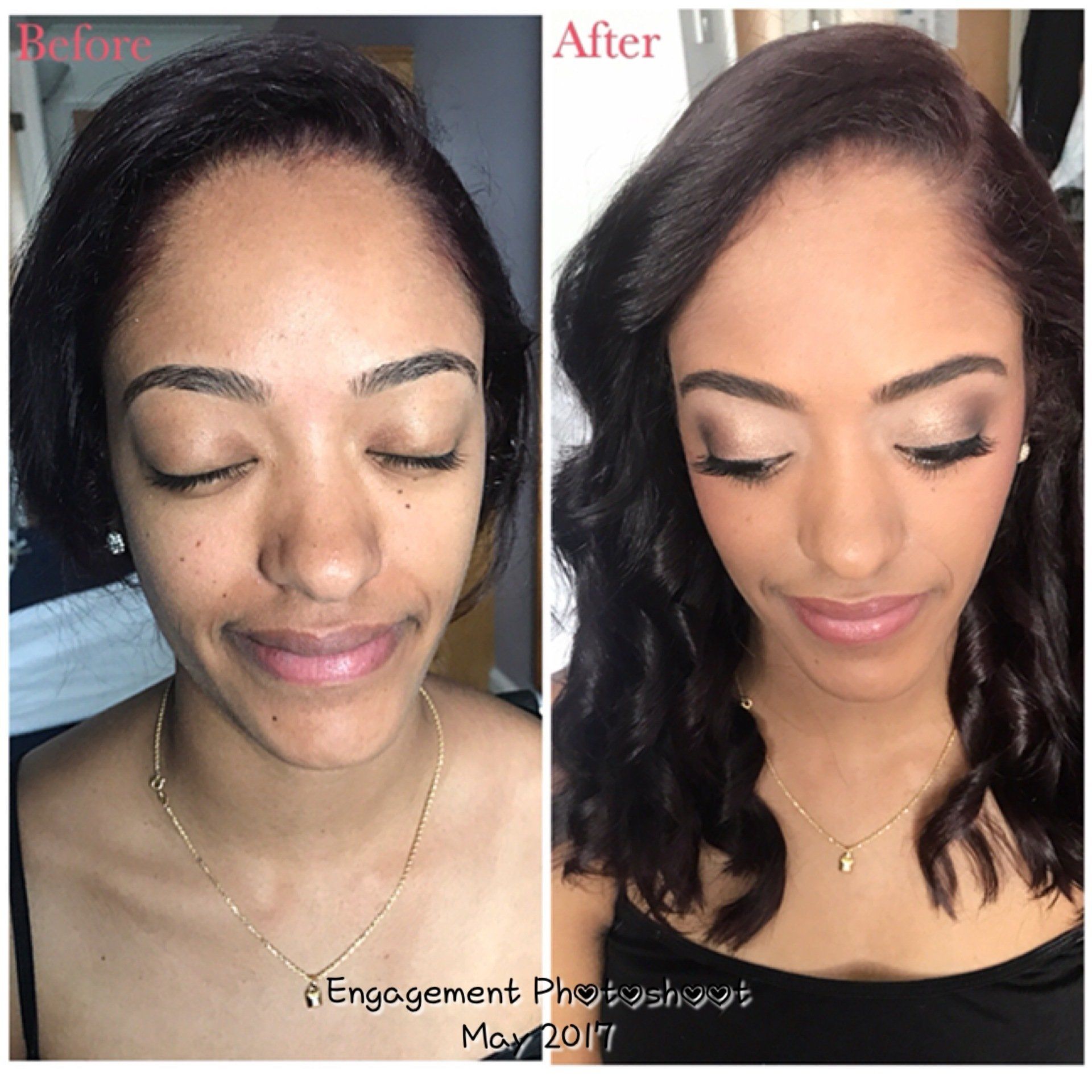professional wedding makeup transformation by Jax-Glam Beauty Bristol