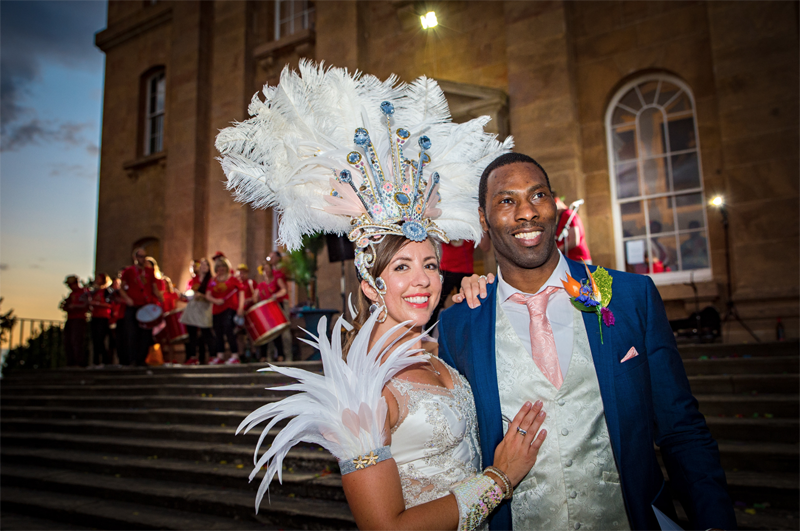 bridal fascinator and wedding makeup portrait by Jax-Glam Beauty Bristol