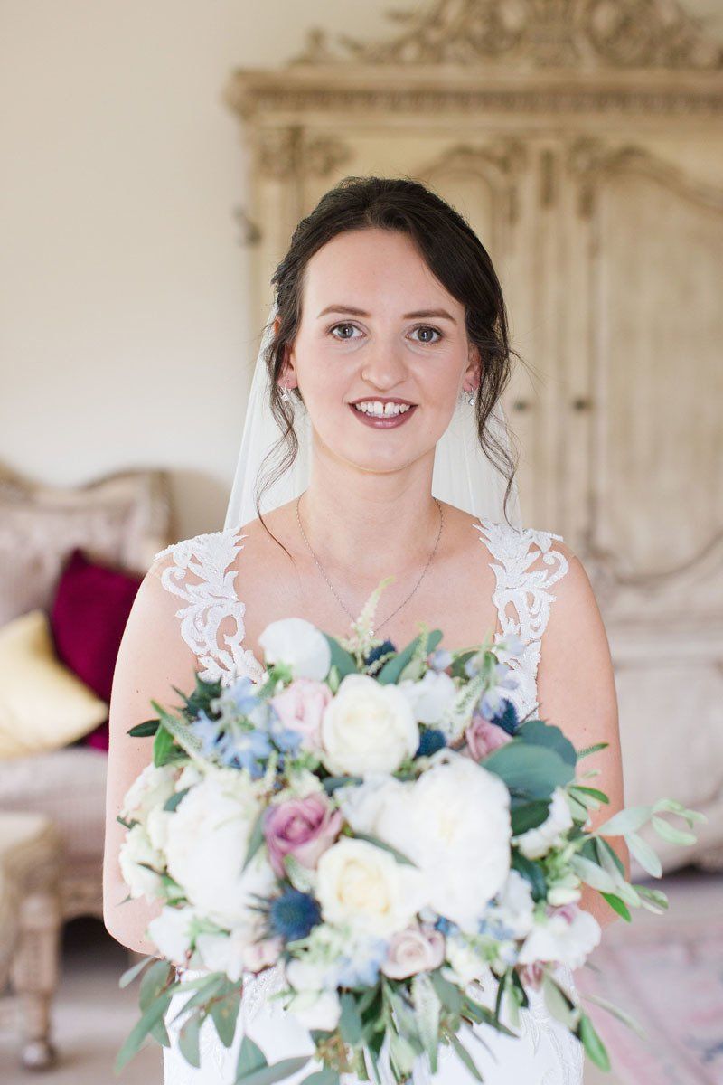 bridal airbrush makeup portrait by Jax-Glam Beauty wedding makeup artist Bristol
