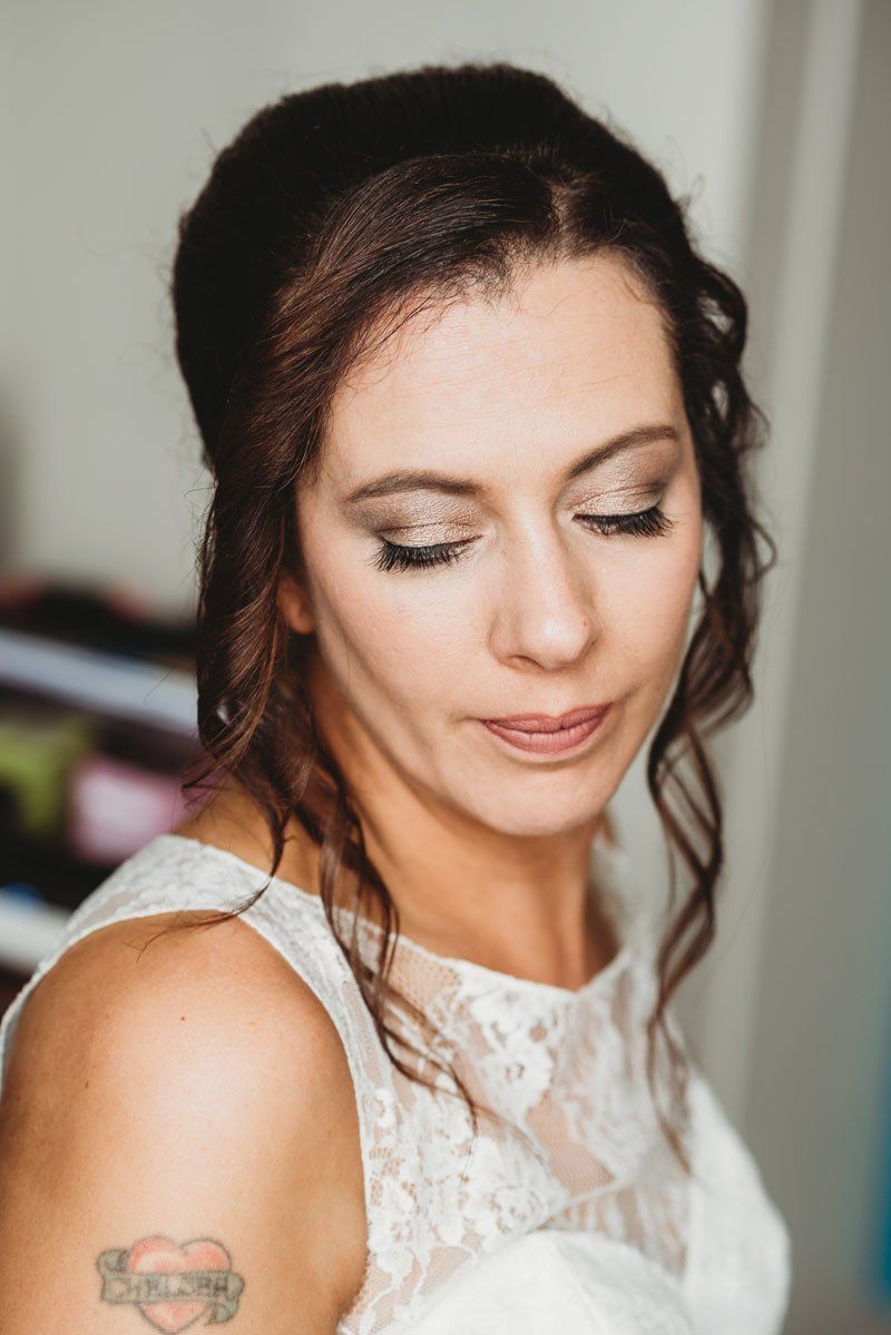 bridal makeup portrait by Jax-Glam Beauty wedding makeup artist Bristol