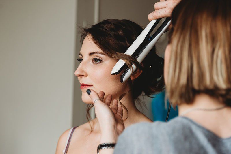 bridal makeup application by Jax-Glam Beauty wedding makeup artist Bristol