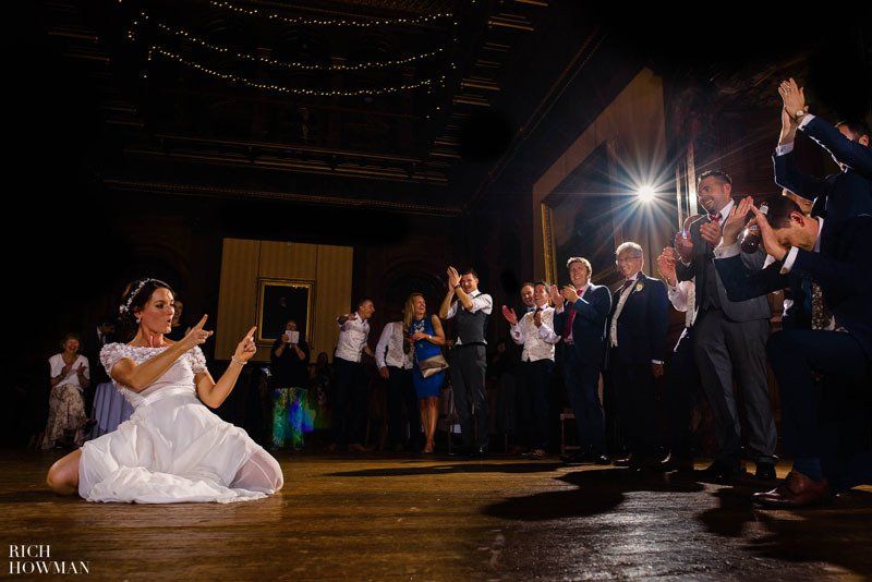 first dance wedding moment with bride and groom by Jax-Glam Beauty bridal hair and makeup Bristol