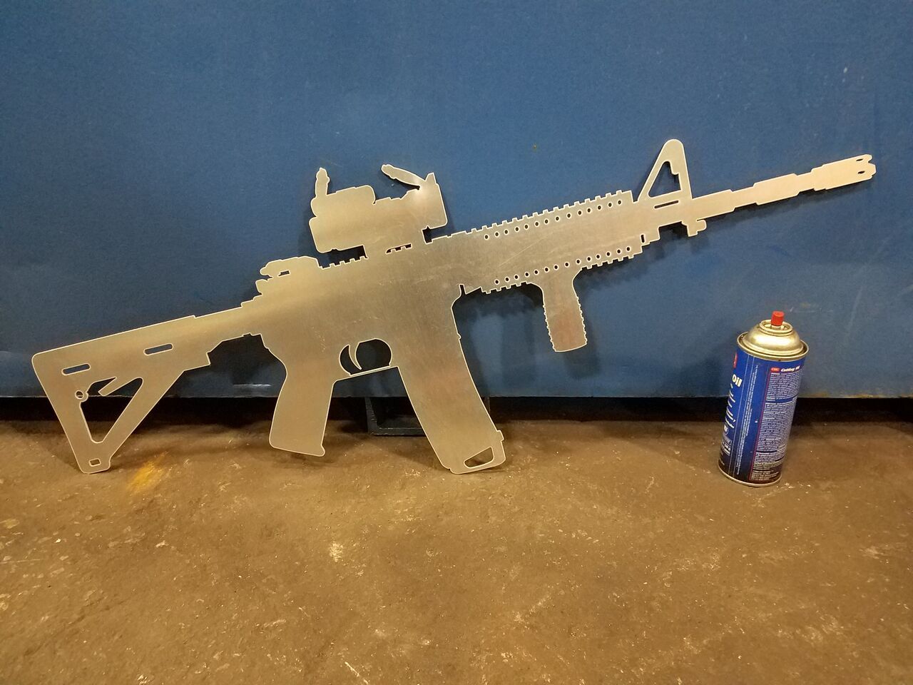 Aluminum AR15 Cutout - Custom Cutting in East Chicago, IN