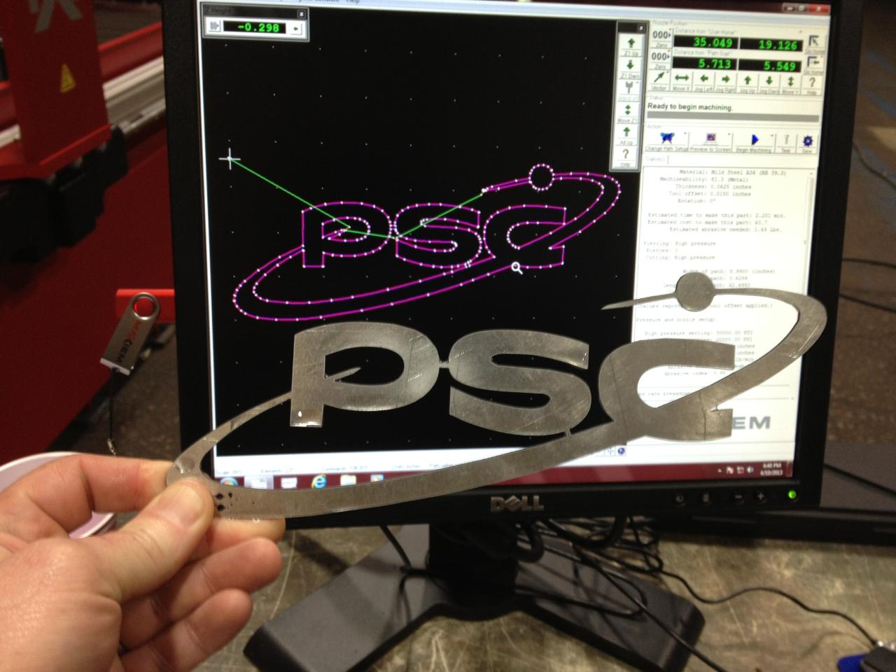 11 Gauge Stainless Logo - Custom Cutting in East Chicago, IN