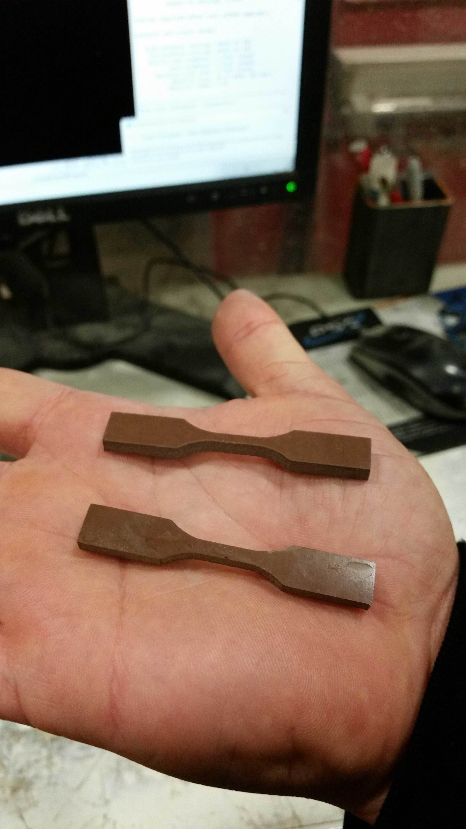 0.125 thick acrylic test samples - Custom Cutting in East Chicago, IN
