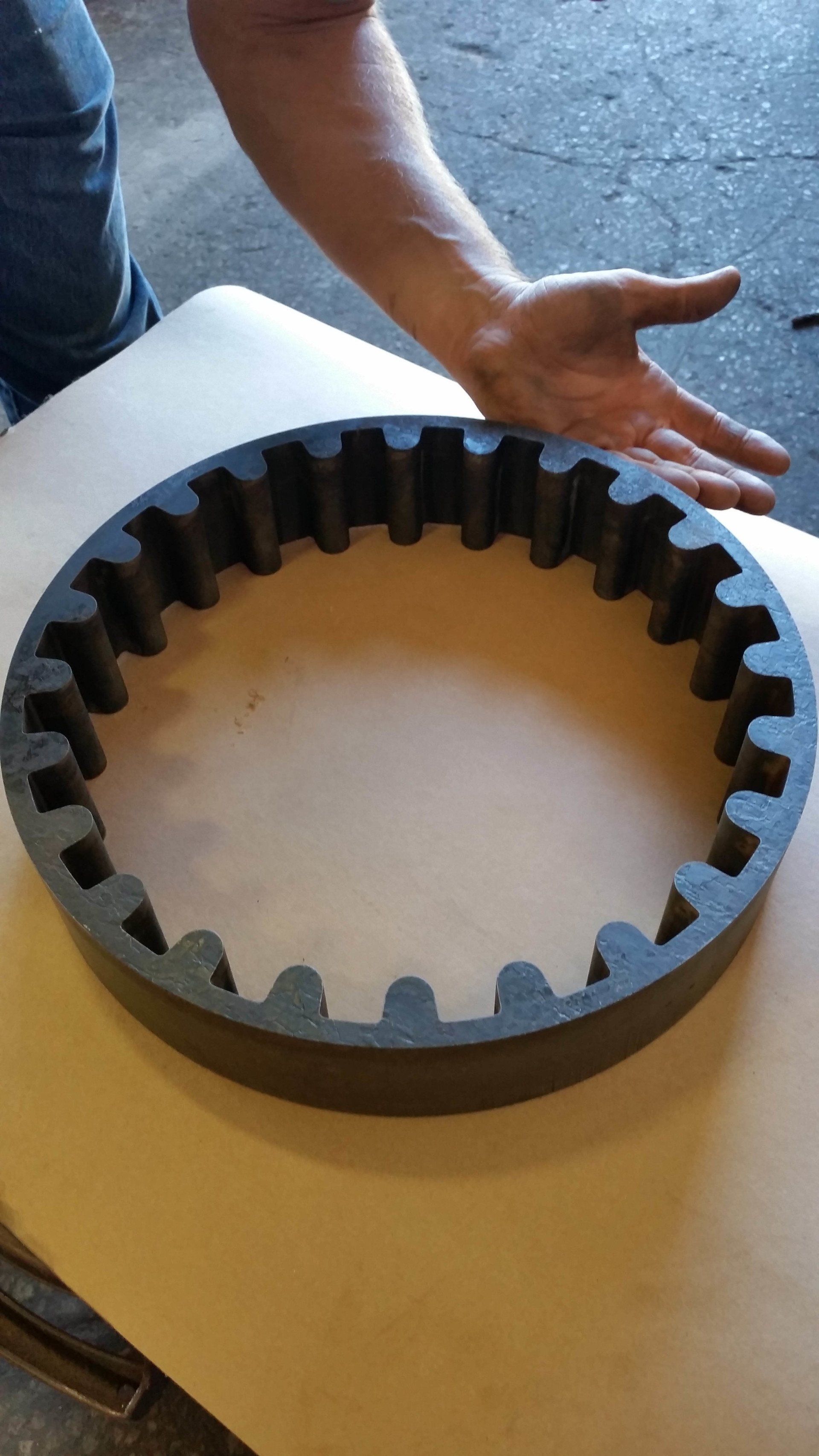 2.75 Inch Thick Steel Coupler - Custom Cutting in East Chicago, IN