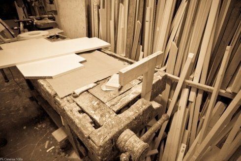 interno della falegnameria
