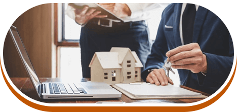 person handing keys