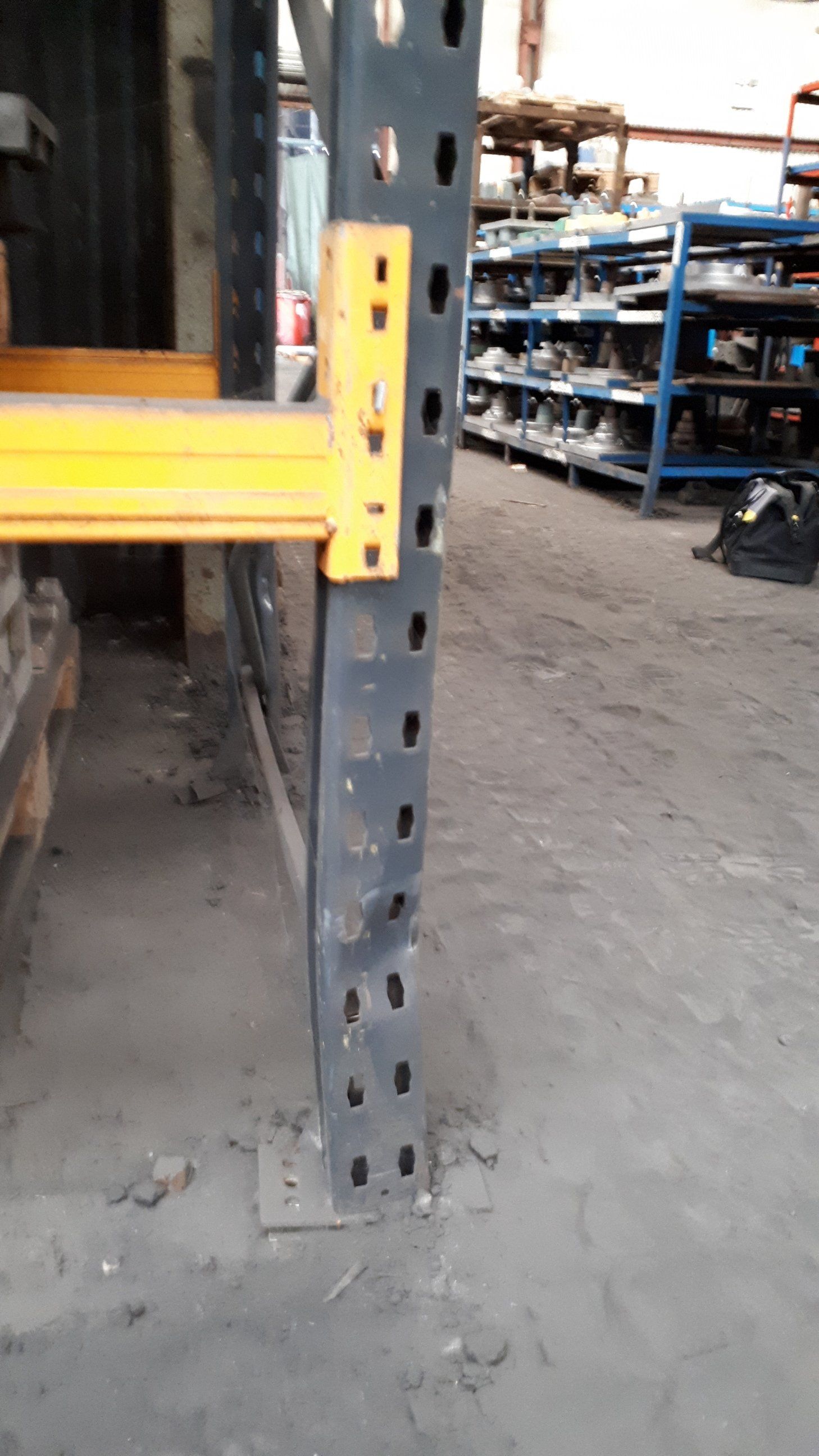 SEMA approved rack inspector upright damage