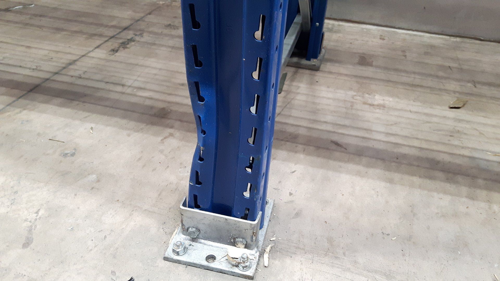 SEMA approved racking inspector pallet racking upright damage