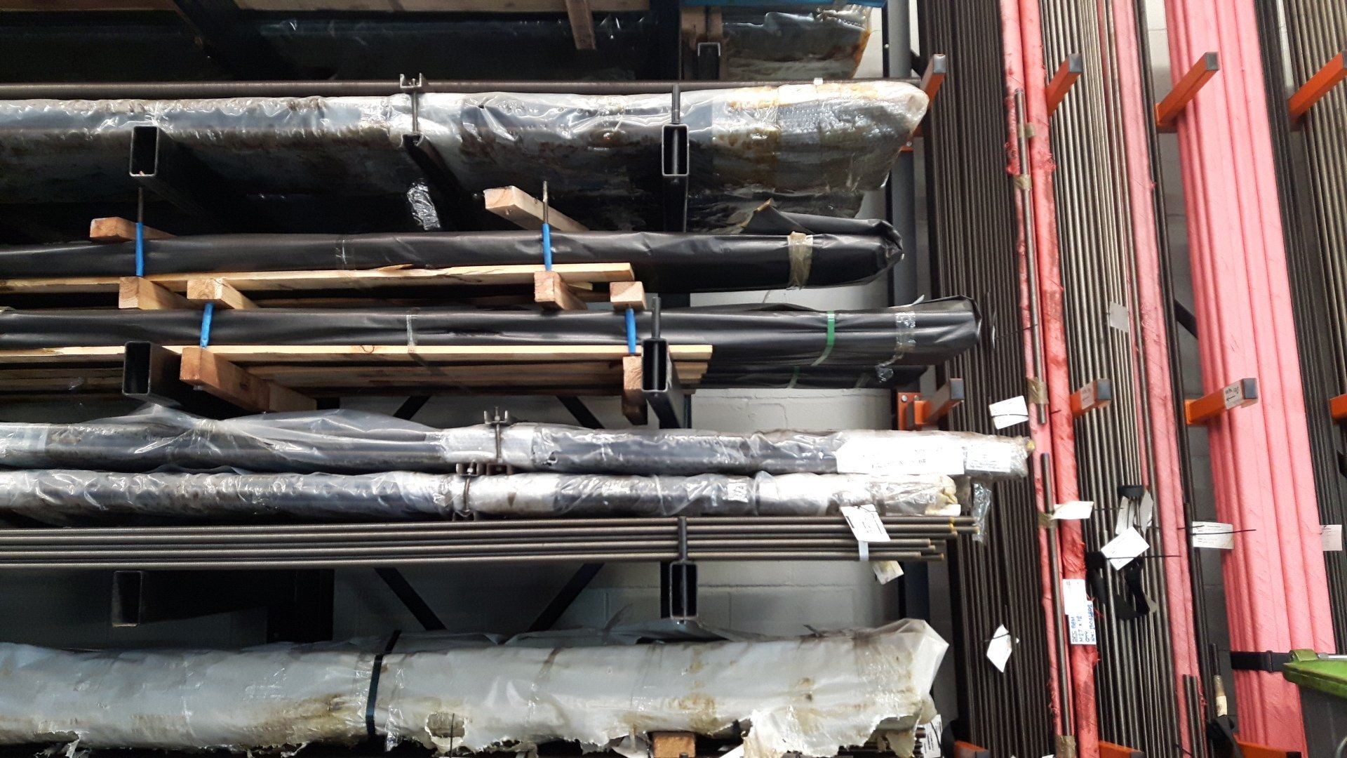 SEMA approved racking inspector cantilver racking arm damage