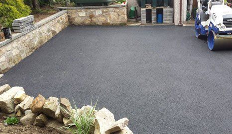 asphalt driveway