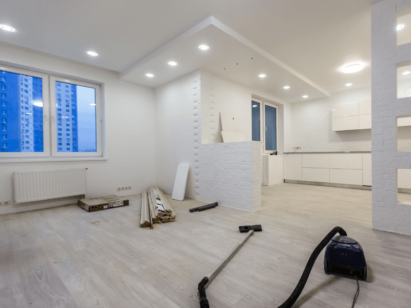 Recently constructed room