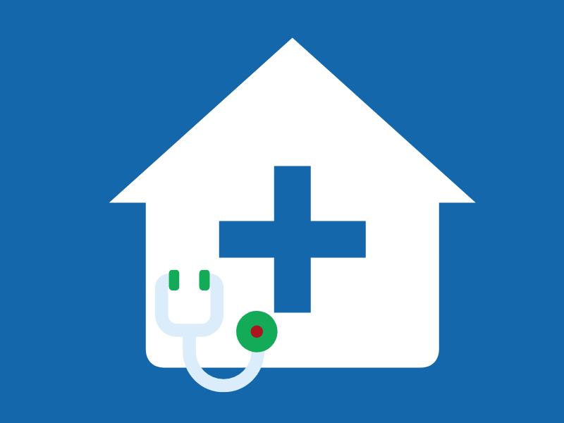 Medical office cleaning graphic