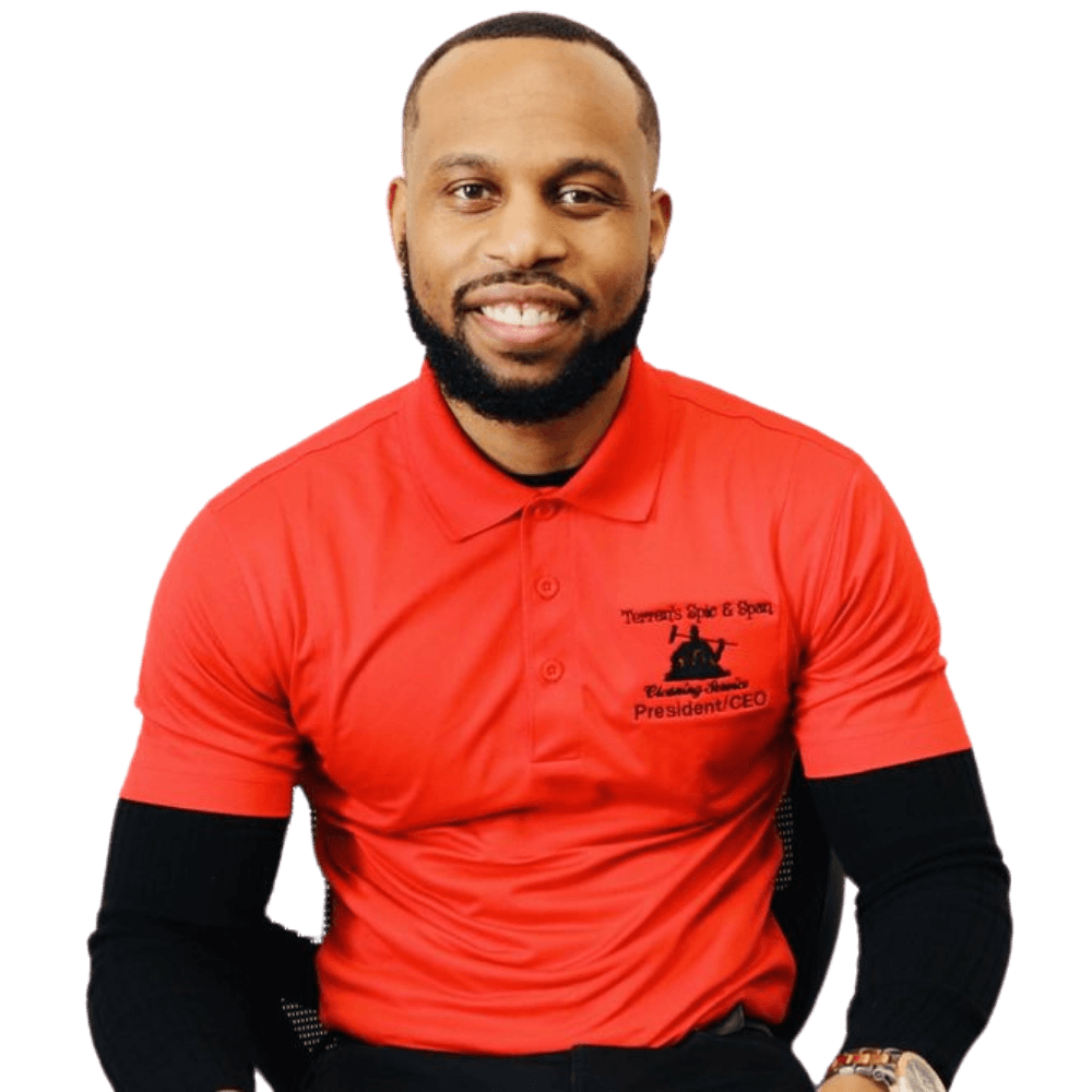 Terran Copeland, Founder & CEO of Terran's Spic & Span Cleaning Service