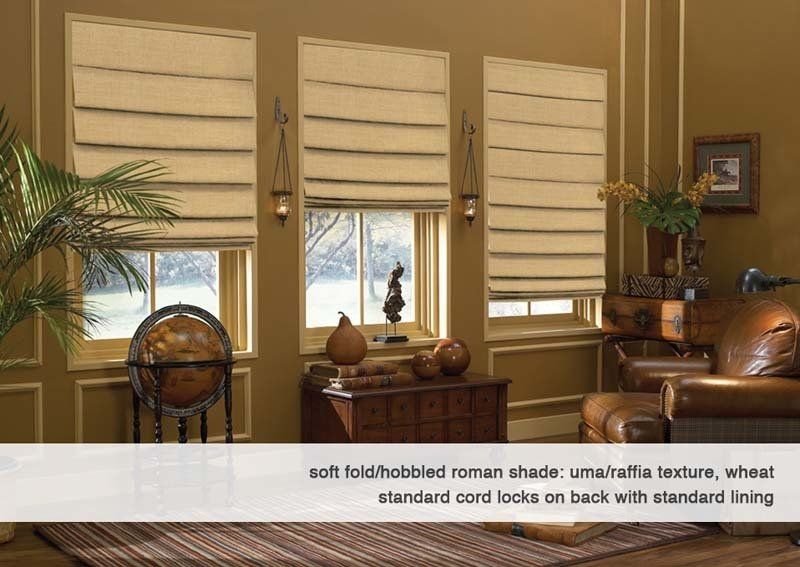 soft fold hobbled drapery