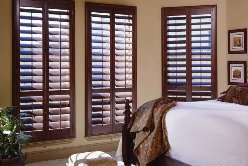 shutters in bedroom