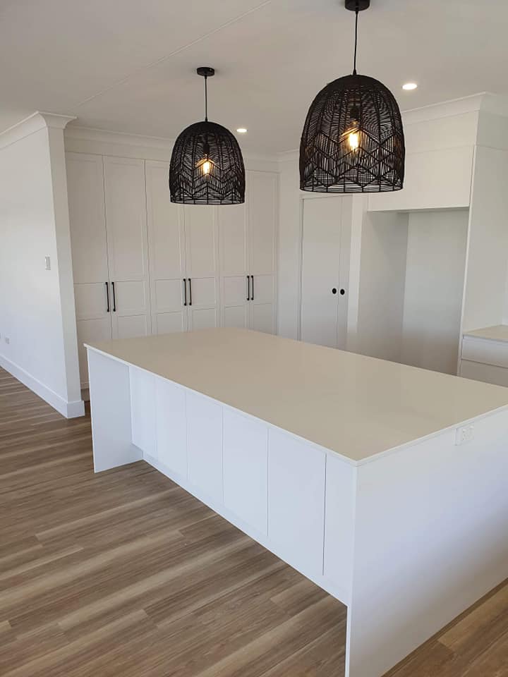 Large White Kitchen Island — DMB Kitchens in Port Macquarie, NSW