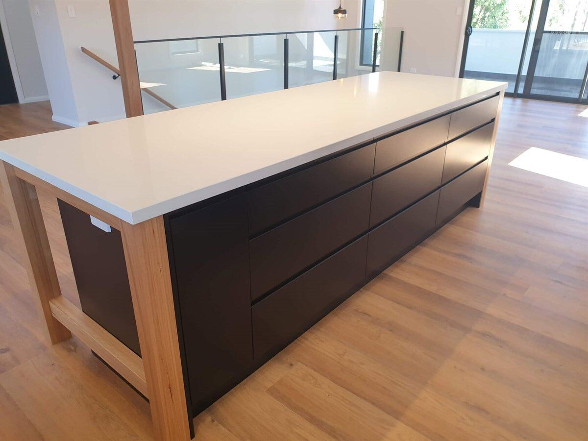Countertops With Drawers Installed — DMB Kitchens in Port Macquarie, NSW