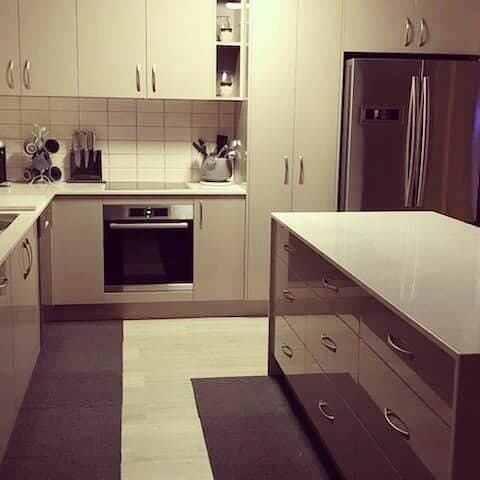 kitchen centre table with cabinet — DMB Kitchens in Port Macquarie, NSW