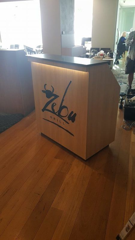 Reception table — DMB Kitchens in Port Macquarie, NSW
