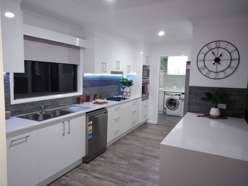 Modern gray elegant kitchen — DMB Kitchens in Port Macquarie, NSW