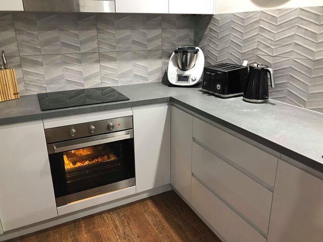 Microwave at the kitchen — DMB Kitchens in Port Macquarie, NSW
