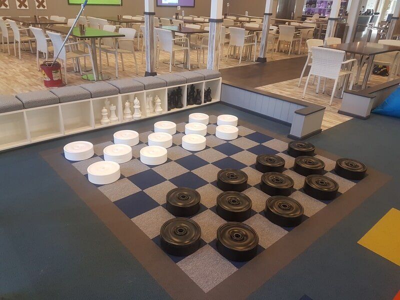 Large Checkers Game On Flooring — DMB Kitchens in Port Macquarie, NSW