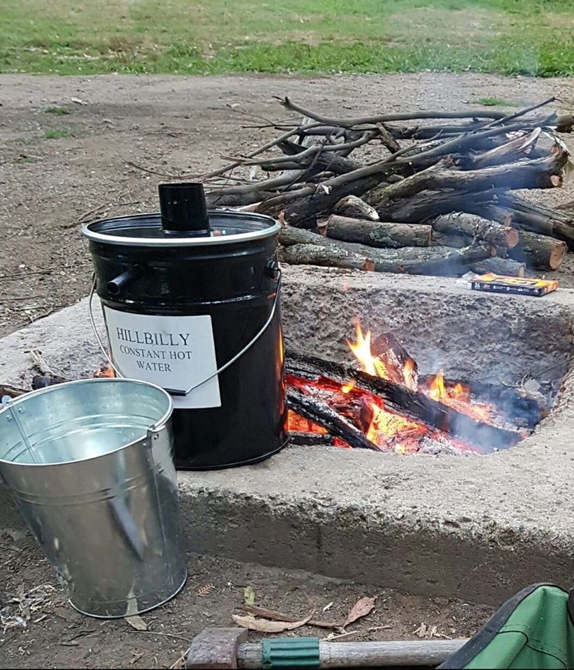 camping hot water service