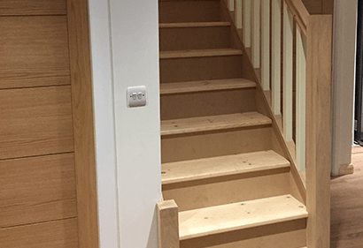 timber staircase