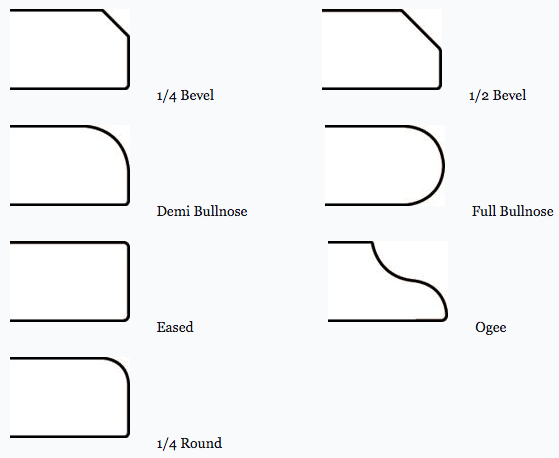 edge treatments arkansas stone world designs edge treatment examples