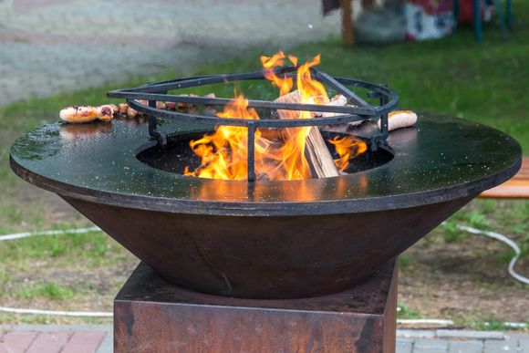 Stone Fire Pits at Stone World Designs in Arkansas