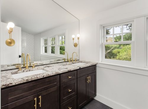Stone Bathroom Countertop picture in Arkansas at Stone World Designs