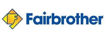 Fairbrother logo: diamond with 