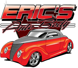 eric's auto body logo