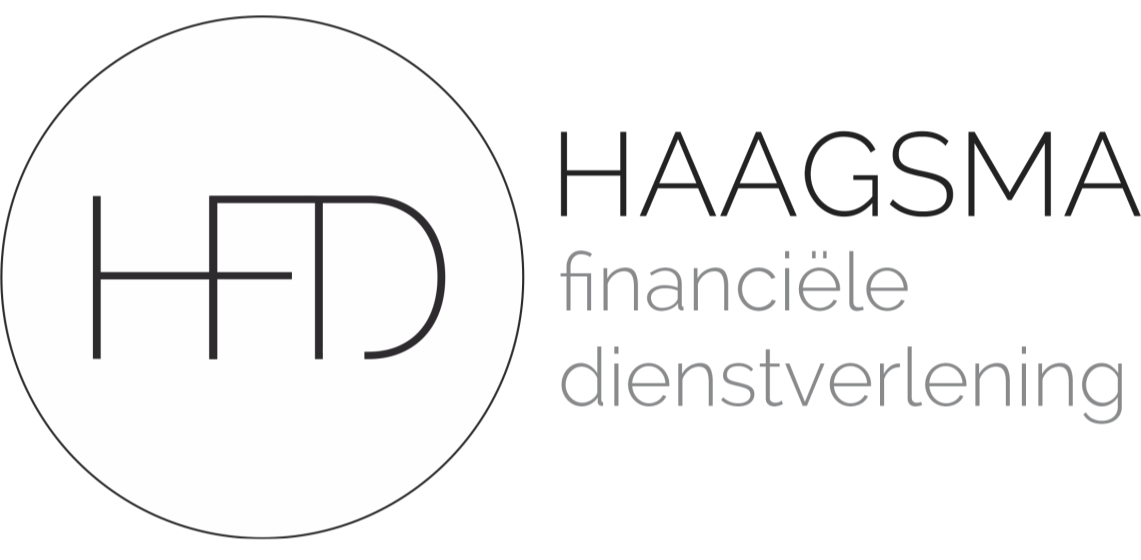 A logo for a company called haagsma financiele dienstverlening