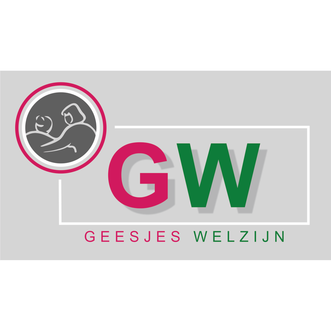 A logo for a company called gw geesjes welzijn