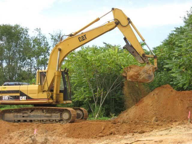 Excavator in Pittsgrove Township, NJ