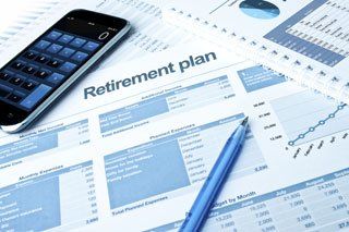 Retirement planning paperwork