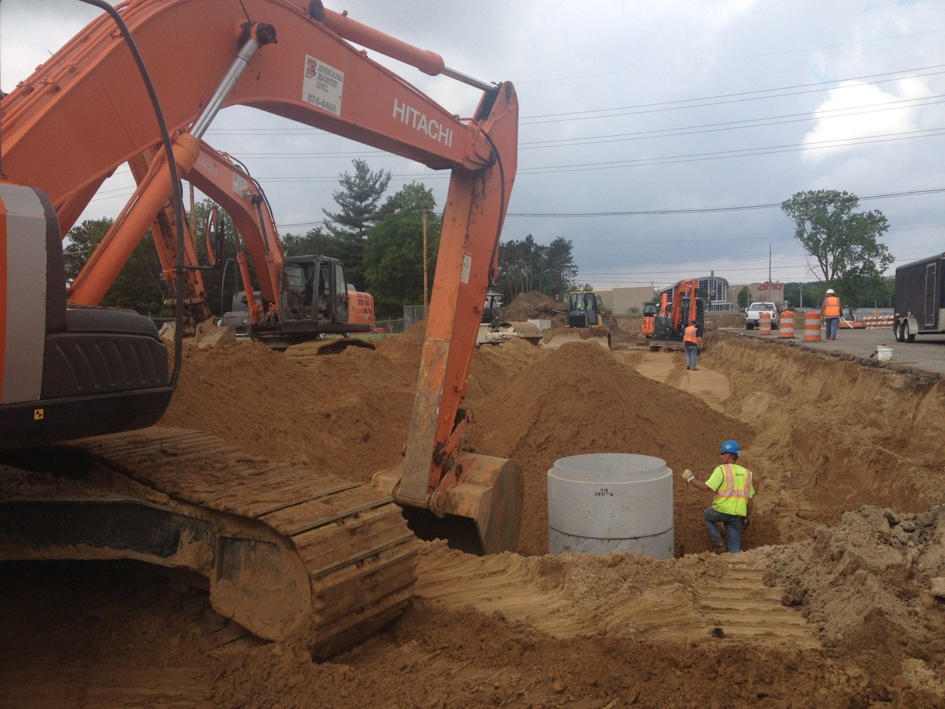 Construction Site — South Bend, IN — Indiana Roll Off Services Inc