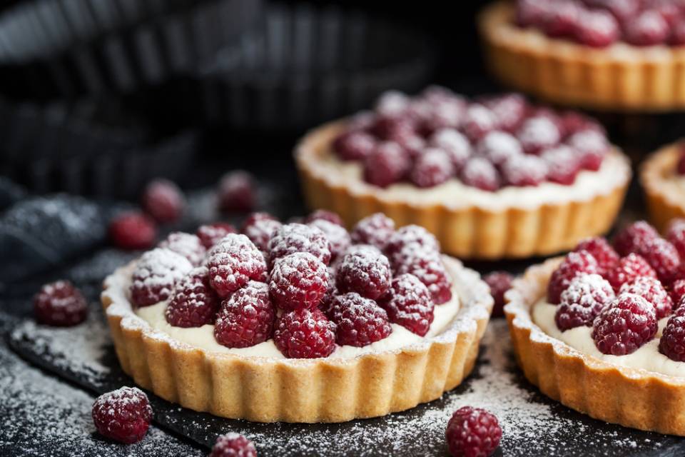 Törtchen mit frischem Obst