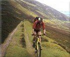 Cycling on the trails.