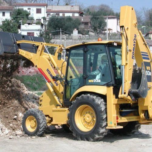 Lateral view of equipment
