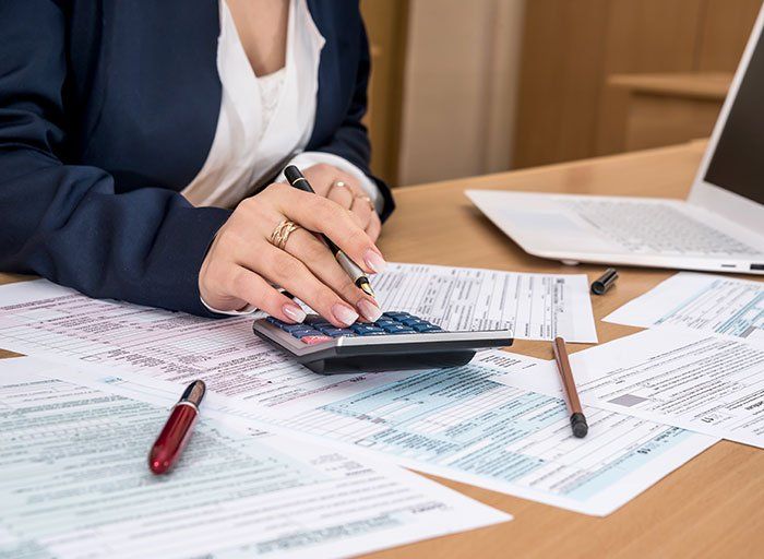 Woman Preparing Tax — Shelby, NC — Gale S. Elmore, CPA