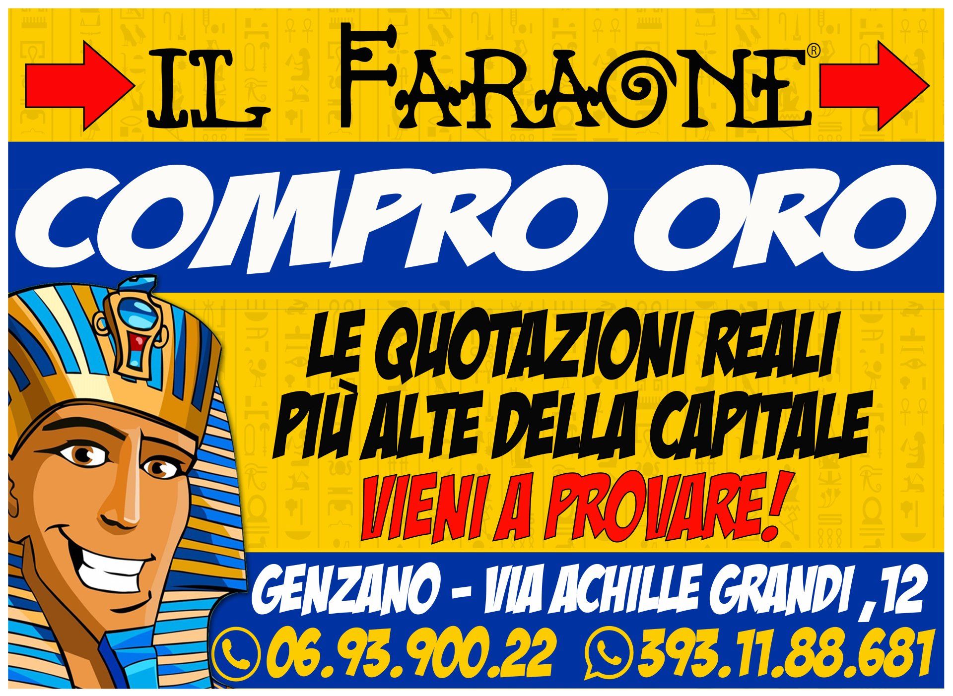 IL FARAONE COMPRO ORO - LOGO IL FARAONE COMPRO ORO - LOGO