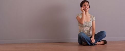 Smooth, glossy floors as a result of sanding and polishing