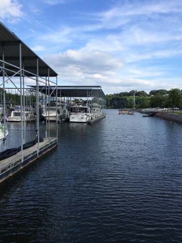 Dockyard View on Daytime — Florence, AL — Stanfield's River Bottom Grille